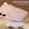 Phonesta Luxury Carbon Fiber Back Cover hoesje met MagSafe voor Motorola Moto G05 / Moto E15 - Roze 1