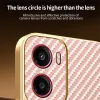 Phonesta Luxury Carbon Fiber Back Cover hoesje met MagSafe voor Motorola Moto G05 / Moto E15 - Roze 5