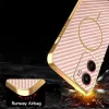 Phonesta Luxury Carbon Fiber Back Cover hoesje met MagSafe voor Motorola Moto G05 / Moto E15 - Roze 7
