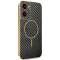Phonesta Luxury Carbon Fiber Back Cover hoesje met MagSafe voor Motorola Moto G05 / Moto E15 - Zwart