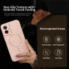 Phonesta Luxury Carbon Fiber Back Cover hoesje met MagSafe voor Motorola Moto G55 - Roze 3