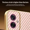 Phonesta Luxury Carbon Fiber Back Cover hoesje met MagSafe voor Motorola Moto G55 - Roze 5