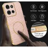 Phonesta Luxury Carbon Fiber Back Cover hoesje met MagSafe voor Motorola Moto G75 - Roze 6