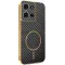 Phonesta Luxury Carbon Fiber Back Cover hoesje met MagSafe voor Motorola Moto G75 - Zwart