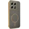 Phonesta Luxury Carbon Fiber Back Cover hoesje met MagSafe voor Xiaomi 14T - Bruin