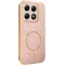 Phonesta Luxury Carbon Fiber Back Cover hoesje met MagSafe voor Xiaomi 14T - Roze
