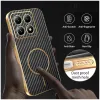Phonesta Luxury Carbon Fiber Back Cover hoesje met MagSafe voor Xiaomi 14T - Zwart 5