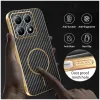 Phonesta Luxury Carbon Fiber Back Cover hoesje met MagSafe voor Xiaomi 14T Pro - Zwart 5