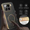Phonesta Luxury Carbon Fiber Back Cover hoesje met MagSafe voor Xiaomi 15 - Zwart 6