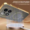 Phonesta Luxury Carbon Fiber Back Cover hoesje met MagSafe voor Xiaomi Redmi Note 14 Pro Plus - Bruin 1