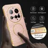 Phonesta Luxury Carbon Fiber Back Cover hoesje met MagSafe voor Xiaomi 15 Ultra - Roze 6