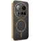 Phonesta Luxury Carbon Fiber Back Cover hoesje met MagSafe voor Xiaomi 15 Ultra - Zwart