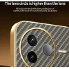 Phonesta Luxury Carbon Fiber Back Cover hoesje met MagSafe voor Xiaomi Poco F7 Pro - Bruin 5