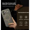 Phonesta Luxury Carbon Fiber Back Cover hoesje met MagSafe voor Xiaomi Poco F7 Ultra - Bruin 2