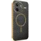 Phonesta Luxury Carbon Fiber Back Cover hoesje met MagSafe voor Xiaomi Poco F7 Ultra - Zwart