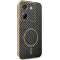 Phonesta Luxury Carbon Fiber Back Cover hoesje met MagSafe voor Xiaomi Poco M7 Pro - Zwart