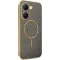 Phonesta Luxury Carbon Fiber Back Cover hoesje met MagSafe voor Xiaomi Poco X7 Pro - Bruin