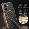 Phonesta Luxury Carbon Fiber Back Cover hoesje met MagSafe voor Xiaomi Poco X7 Pro - Zwart 6