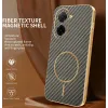 Phonesta Luxury Carbon Fiber Back Cover hoesje met MagSafe voor Xiaomi Redmi A5 171.7mm - Bruin 1