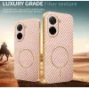 Phonesta Luxury Carbon Fiber Back Cover hoesje met MagSafe voor Xiaomi Redmi A5 173.4mm - Roze 3