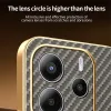 Phonesta Luxury Carbon Fiber Back Cover hoesje met MagSafe voor Xiaomi Redmi Note 14 4G 164.8mm - Bruin 5