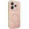 Phonesta Luxury Carbon Fiber Back Cover hoesje met MagSafe voor Xiaomi Redmi Note 14 4G 164.8mm - Roze