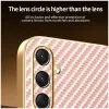Phonesta Luxury Carbon Fiber Back Cover hoesje met MagSafe voor Samsung Galaxy A16 - Roze 7