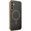 Phonesta Luxury Carbon Fiber Back Cover hoesje met MagSafe voor Samsung Galaxy A16 - Zwart 0