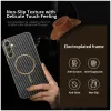 Phonesta Luxury Carbon Fiber Back Cover hoesje met MagSafe voor Samsung Galaxy A16 - Zwart 2