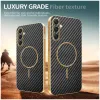 Phonesta Luxury Carbon Fiber Back Cover hoesje met MagSafe voor Samsung Galaxy A16 - Zwart 3