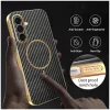 Phonesta Luxury Carbon Fiber Back Cover hoesje met MagSafe voor Samsung Galaxy A36 - Zwart 5