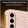 Phonesta Luxury Carbon Fiber Back Cover hoesje met MagSafe voor Samsung Galaxy A56 - Roze 7