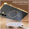 Phonesta Luxury Carbon Fiber Back Cover hoesje met MagSafe voor Samsung Galaxy A56 - Zwart 4