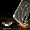 Phonesta Luxury Carbon Fiber Back Cover hoesje met MagSafe voor Samsung Galaxy A56 - Zwart 6