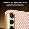 Phonesta Luxury Carbon Fiber Back Cover hoesje met MagSafe voor Samsung Galaxy S24 FE - Roze 7