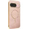 Phonesta Luxury Carbon Fiber Back Cover hoesje met MagSafe voor Google Pixel 9 - Roze