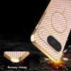Phonesta Luxury Carbon Fiber Back Cover hoesje met MagSafe voor Google Pixel 9 - Roze 8