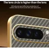Phonesta Luxury Carbon Fiber Back Cover hoesje met MagSafe voor Google Pixel 9 Pro XL - Bruin 5