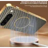 Phonesta Luxury Carbon Fiber Back Cover hoesje met MagSafe voor Google Pixel 9 Pro XL - Bruin 6