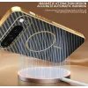 Phonesta Luxury Carbon Fiber Back Cover hoesje met MagSafe voor Google Pixel 9 Pro XL - Zwart 6