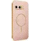Phonesta Luxury Carbon Fiber Back Cover hoesje met MagSafe voor Google Pixel 9a - Roze