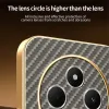 Phonesta Luxury Carbon Fiber Back Cover hoesje met MagSafe voor Xiaomi Redmi 14C / Xiaomi Poco C75 - Bruin 5