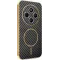 Phonesta Luxury Carbon Fiber Back Cover hoesje met MagSafe voor Xiaomi Redmi 14C / Xiaomi Poco C75 - Zwart