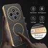 Phonesta Luxury Carbon Fiber Back Cover hoesje met MagSafe voor Xiaomi Redmi 14C / Xiaomi Poco C75 - Zwart 6