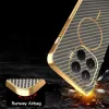 Phonesta Luxury Carbon Fiber Back Cover hoesje met MagSafe voor Xiaomi 15T Pro - Bruin 7