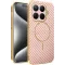 Phonesta Luxury Carbon Fiber Back Cover hoesje met MagSafe voor Xiaomi 15T Pro - Roze