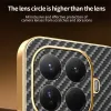 Phonesta Luxury Carbon Fiber Back Cover hoesje met MagSafe voor Xiaomi 15T Pro - Zwart 4