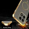 Phonesta Luxury Carbon Fiber Back Cover hoesje met MagSafe voor OnePlus 15 - Bruin 8