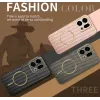 Phonesta Luxury Carbon Fiber Back Cover hoesje met MagSafe voor Oppo Find X9 - Bruin 4