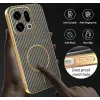 Phonesta Luxury Carbon Fiber Back Cover hoesje met MagSafe voor Oppo Find X9 - Bruin 7